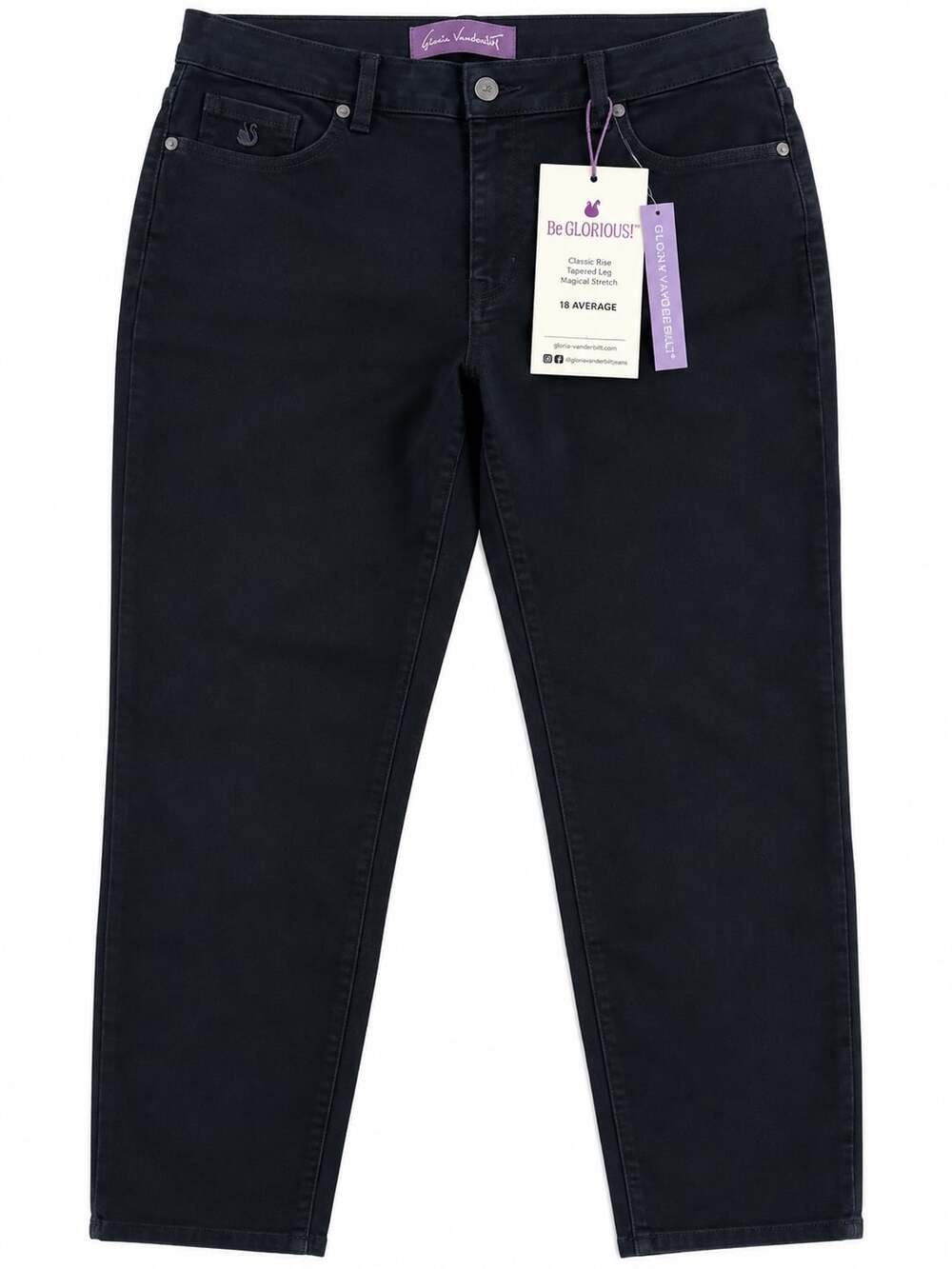 Gloria Vanderbilt Classic Rise Tapered Leg Magical Stretch Pants